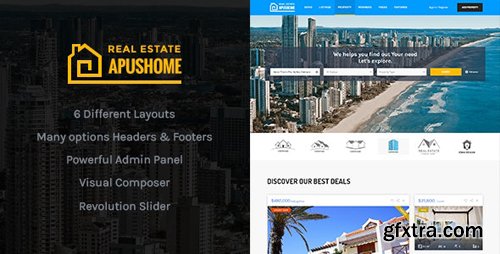 ThemeForest - ApusHome v1.7.7 - Real Estate WordPress Theme - 20251107