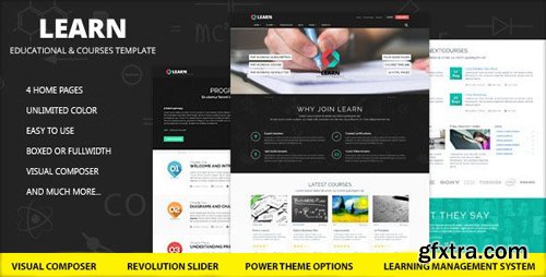 ThemeForest - Learn v1.0.9.1 - Education, eLearning WordPress Theme - 15202423