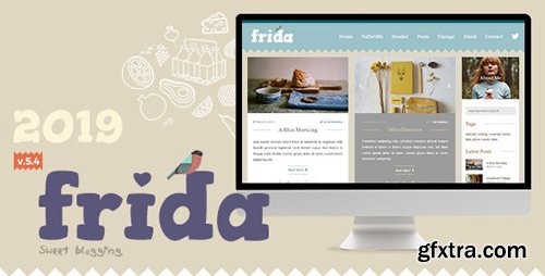 ThemeForest - Frida v5.4.2 - A Sweet & Classic Blog Theme - 10623362 - 10623362