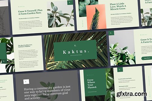 Kaktus - Elegant Powerpoint Template