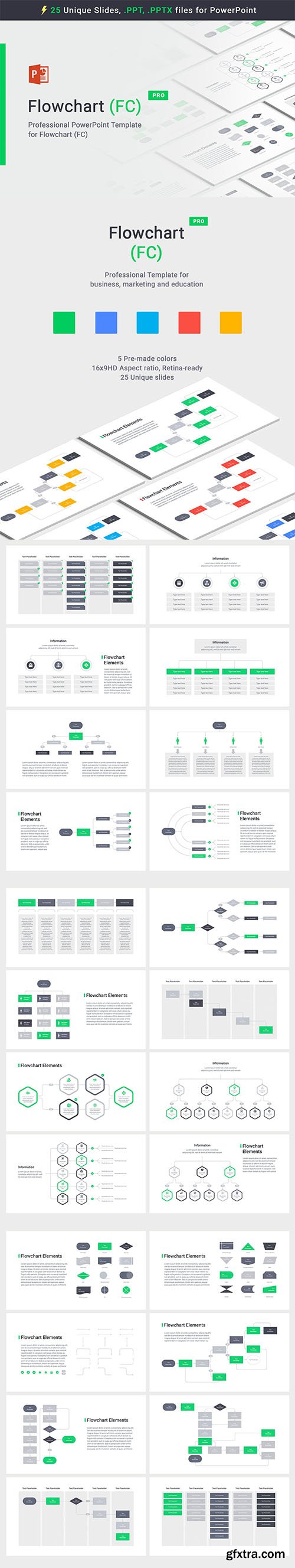 Flowchart PowerPoint Templates