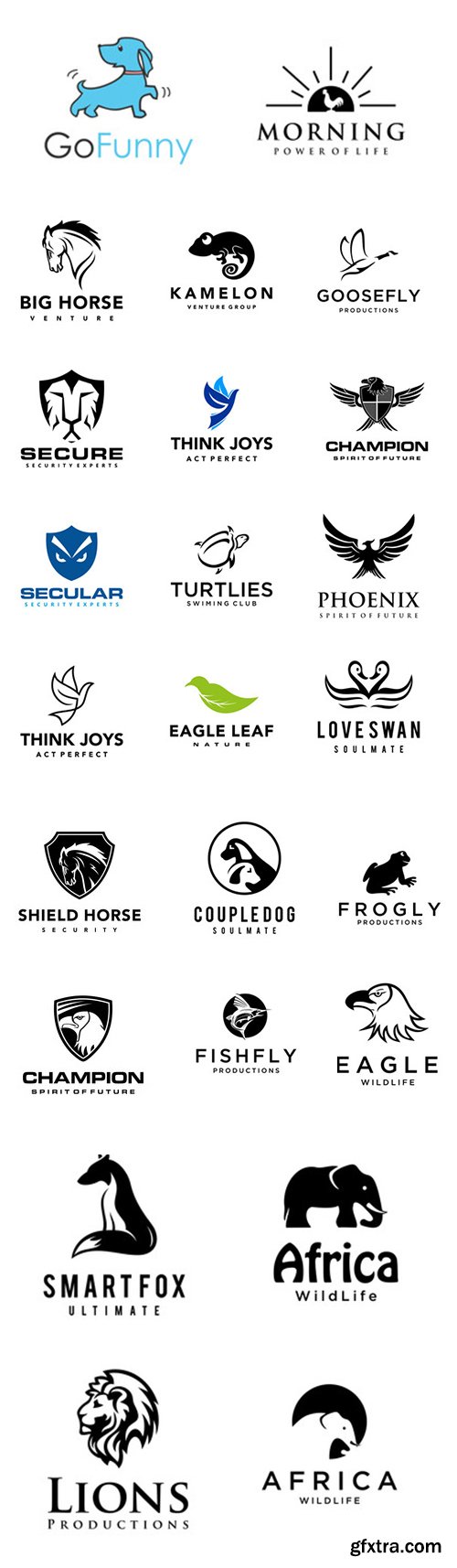 Set of 24 Logo Template