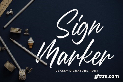 Sign Marker - Classy Signature Font