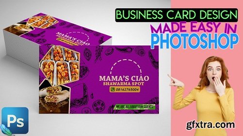 How To Make a Business Card Design Using Adobe Photoshop Vol. 1