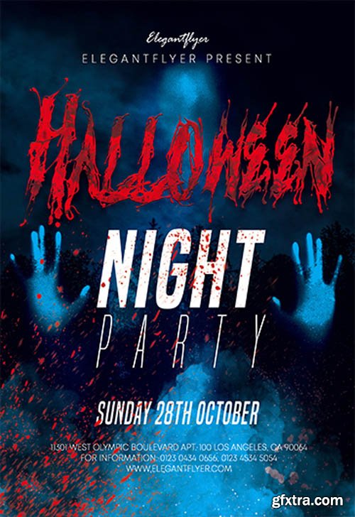 Halloween V27092 2019 Premium PSD Flyer Template