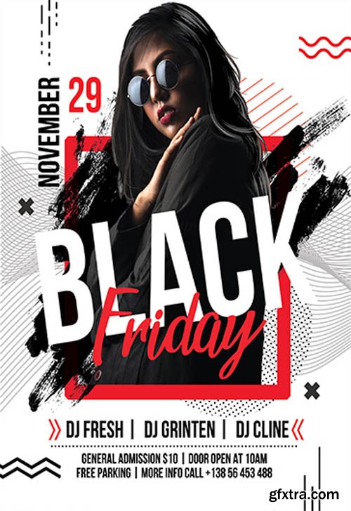 Black Friday V2709 2019 Premium PSD Flyer Template