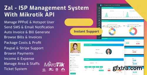 CodeCanyon - Zal v5.2.1 - ISP Management System With Mikrotik API - 20275848 - NULLED