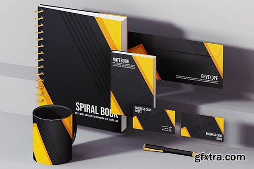 Stationery Mock-Up Template