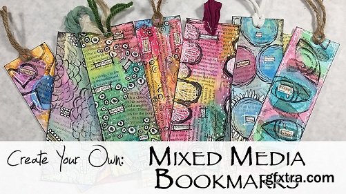 Create Your Own Mixed Media Bookmarks