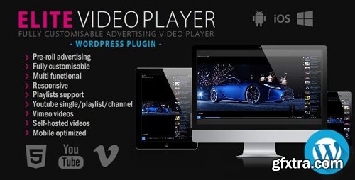 CodeCanyon - Elite Video Player v4.4 - WordPress plugin - 10496434