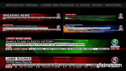 Videohive - Broadcast Design - News Lower Third Package2 - 6821109