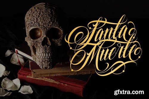 CM - Familia Tattoo Lettering Font 4113726