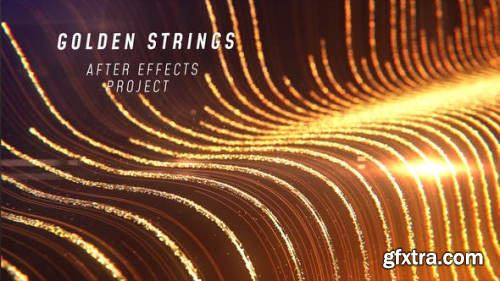 VideoHive Golden Strings Logo 24702923