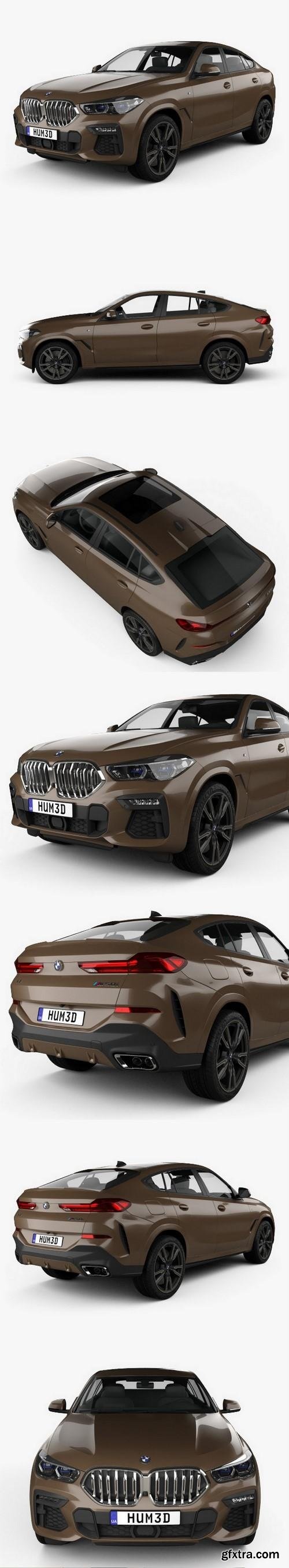 BMW X6 M sport 2020 3D Model