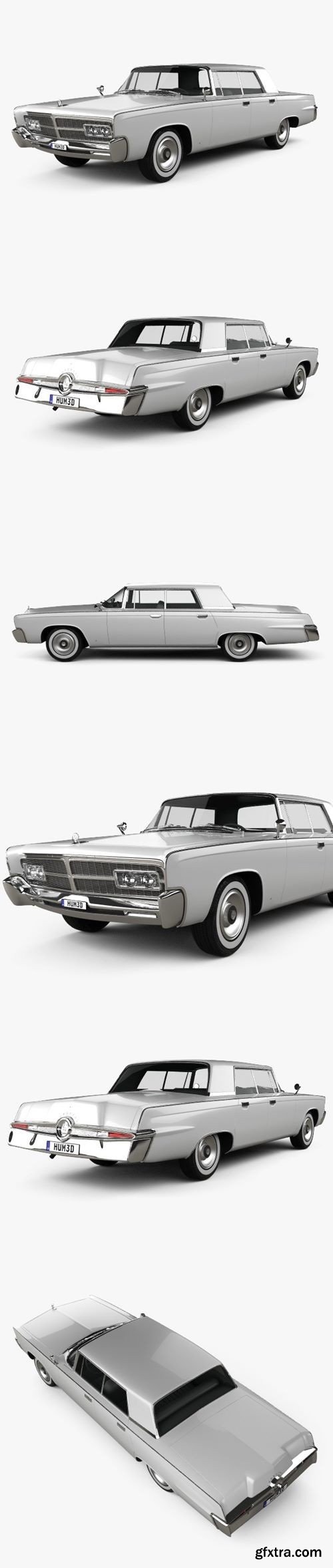 Chrysler Imperial Crown 1965 3d model