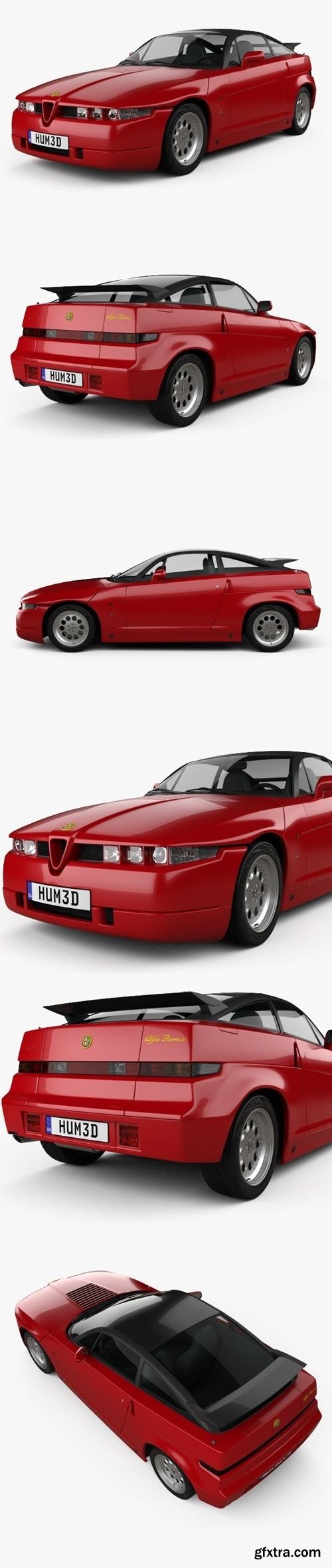 Alfa Romeo SZ 1989 3d model