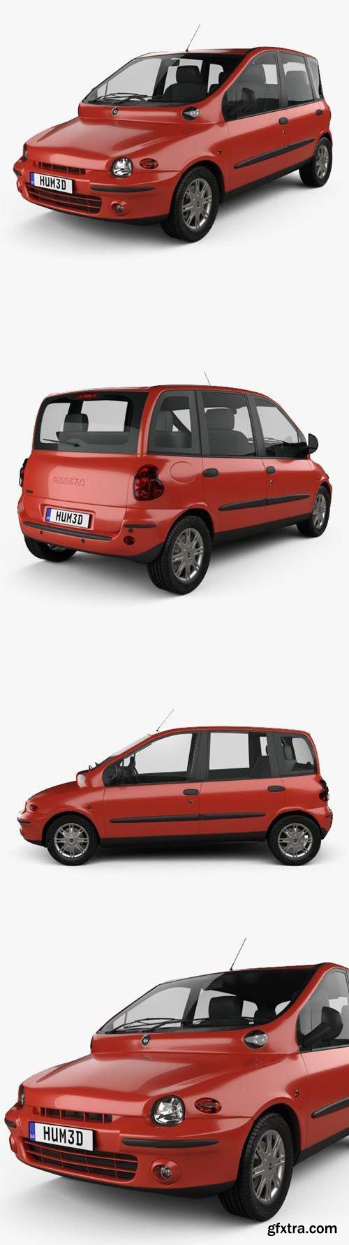 Fiat Multipla 1998 3D Model