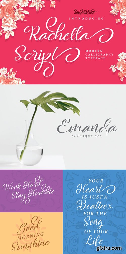 Rachella Script Typeface