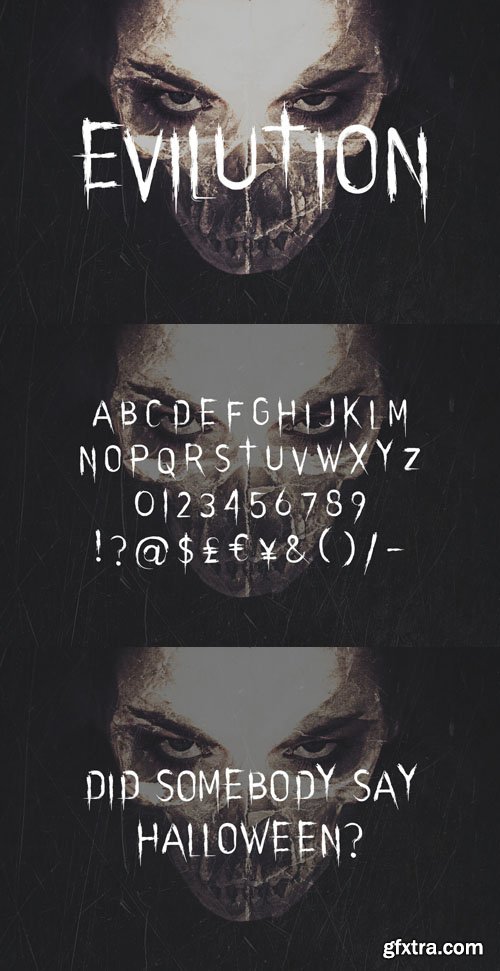 Evilution - Horror Typeface