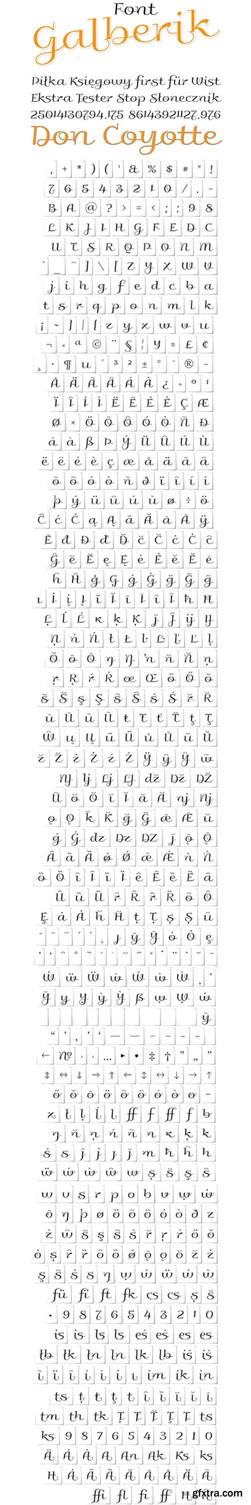 Galberik - Geometrical Font (2-Weights)