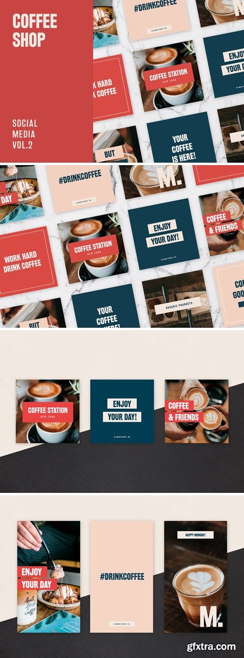 Coffee Shop Social Media Kit