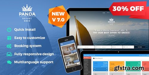 CodeCanyon - Panda Resort v7.1.5 - CMS for Single Hotel - Booking System - 12913332