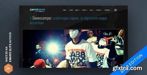 ThemeForest - Pendulum v3.0.2 - Beat Producers, DJs & Events Theme for WordPress - 113557