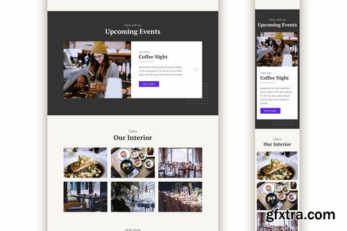 Restaurant Responsive Landing Page