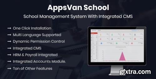 CodeCanyon - AppsVan School v1.0 - School Management System With Integrated CMS - 22612443