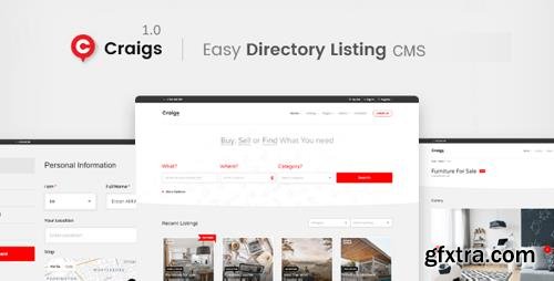 CodeCanyon - Craigs v1.0.1 - Classified Ads CMS Theme - 22431565 - NULLED