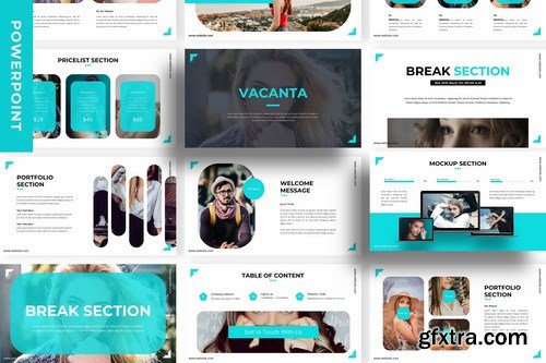 Vacanta - Powerpoint and Google Slides Templates