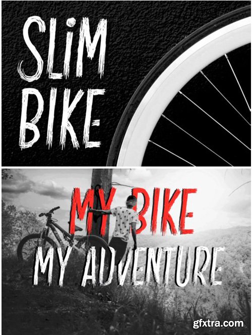 Slim Bike Font