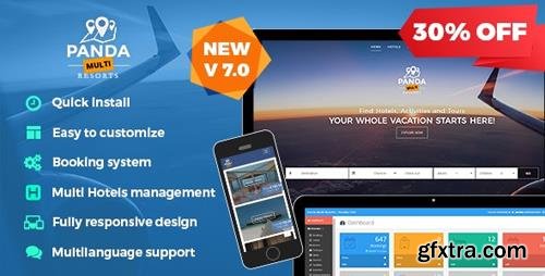 CodeCanyon - Panda Multi Resorts v7.0.6 - Booking CMS for Multi Hotels - 14084137