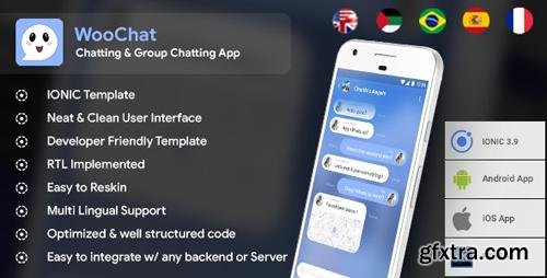 CodeCanyon - Modern Chat & Group Chatting Android + iOS App Template | HTML + Css IONIC 3 - WooChat v0.0.1 (Update: 9 February 19) - 23160170