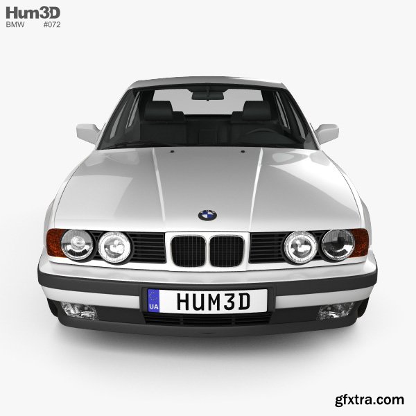 Bmw e34 3d model