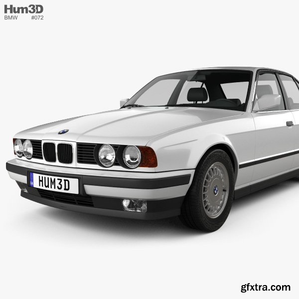 Bmw e34 3d model