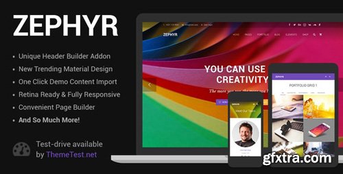 ThemeForest - Zephyr v6.5 - Material Design Theme - 9865647 - NULLED