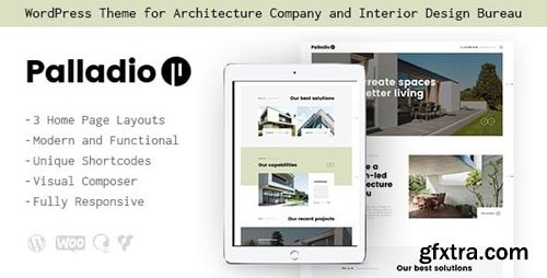 ThemeForest - Palladio v1.1.2 - Interior Design & Architecture Construction WordPress Theme - 20830679