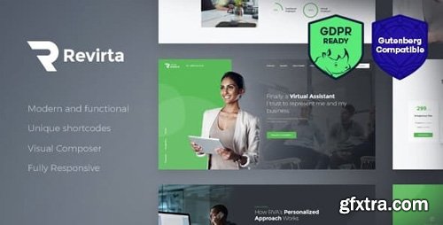 ThemeForest - Revirta v1.2.3 - Personal Virtual Assistant & Secretary WordPress Theme - 21254345