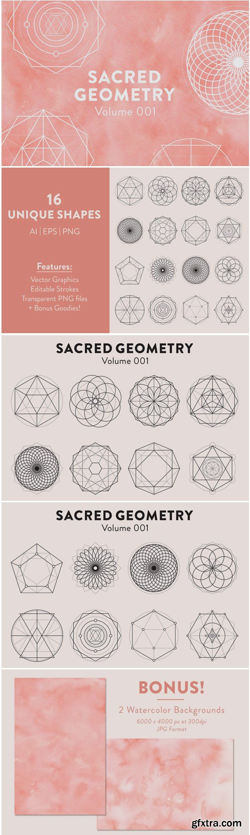 CM - Sacred Geometry Vectors Volume 001 4134545