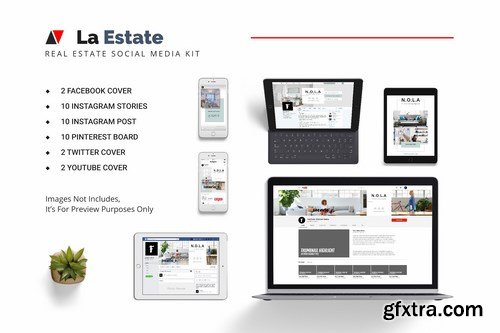 La Estate Real Estate Social Media Kit