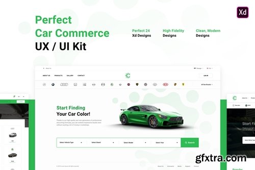 Perfect Car Commerce UX / UI Kit