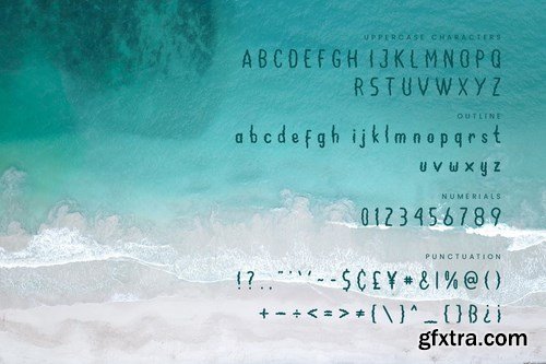 Ocean - Hand Writing Summer Font