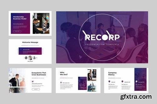 Recorp - Business Powerpoint Google Slides and Keynote Templates