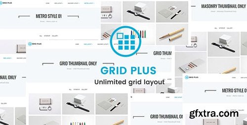 CodeCanyon - Grid Plus v2.3 - Unlimited Grid Layout - 19444153