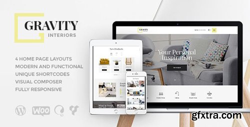 ThemeForest - Gravity v1.2.3 - A Contemporary Interior Design & Furniture Store WordPress Theme - 19894220