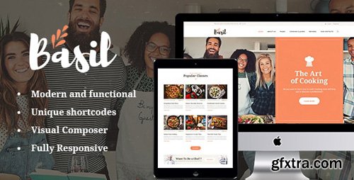 ThemeForest - Basil v1.3 - Cooking Classes and Workshops WordPress Theme - 19324784