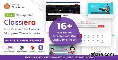 ThemeForest - Classiera v4.0.9 - Classified Ads WordPress Theme - 14138208