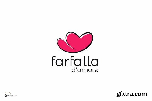 Farfalla d\'Amore - Logo Template