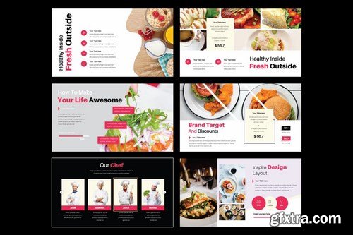 LOVEFOOD - Powerpoint Google Slides and Keynote Templates